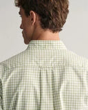 Gant Short Sleeve Gingham Shirt Milky Matcha