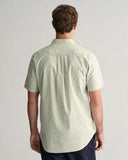 Gant Short Sleeve Gingham Shirt Milky Matcha