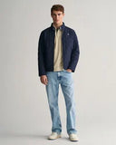 Gant Quilted Jacket Evening Blue