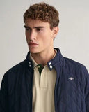 Gant Quilted Jacket Evening Blue