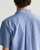 Gant Cotton Linen Shirt Rich Blue