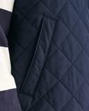 Gant Quilted Gillet Evening Blue