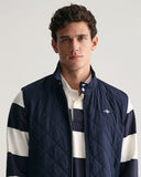 Gant Quilted Gillet Evening Blue