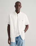 Gant Cotton Linen Shirt White