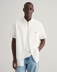 Gant Cotton Linen Shirt White