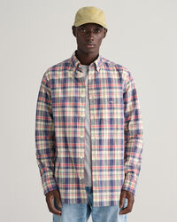 Gant Cotton Linen Check Shirt Multi