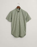 Gant Cotton Linen Shirt Pine Green