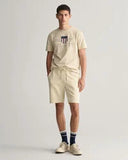 Gant Cotton  Sweat Short Silky Beige