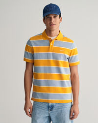 Gant Stripe Polo Medal Yellow