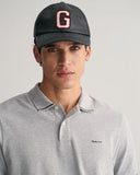 Gant Collar Tipping Polo Grey Melange