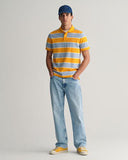 Gant Stripe Polo Medal Yellow
