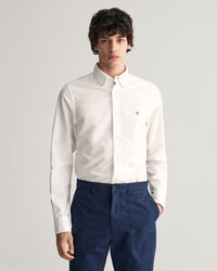 Gant Slim Oxford Shirt White
