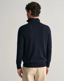 Gant Classic Cotton Half Zip Evening Blue