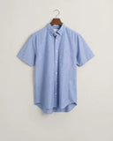 Gant Cotton Linen Shirt Rich Blue