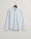 Gant Parasol Stripe Shirt Capri Blue