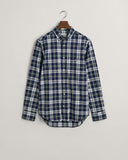 Gant Check Poplin Shirt Classic Blue