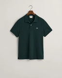 Gant Shield Polo Tartan Green