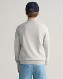 Gant Boys Half Zip Light Grey
