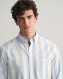 Gant Parasol Stripe Shirt Capri Blue