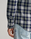 Gant Check Poplin Shirt Classic Blue