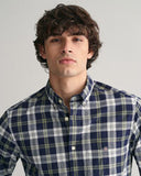 Gant Check Poplin Shirt Classic Blue