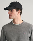 Gant Classic Cotton Crewneck Dark Grey