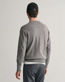 Gant Classic Cotton Crewneck Dark Grey