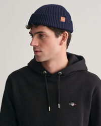 Gant Knitted Shield Beanie Navy