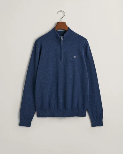 Gant Boys Shield Half Zip Evening Blue