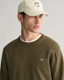 Gant Classic Cotton Crewneck Juniper Green