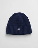Gant Wool Shield Beanie Navy