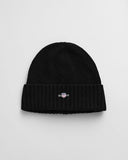 Gant Wool Shield Beanie Black