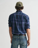 Gant Dyed Check Shirt French Navy