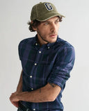 Gant Dyed Check Shirt French Navy