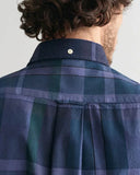 Gant Dyed Check Shirt French Navy