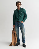 Gant Check Flannel Shirt Green