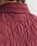 Gant Quilted Gillet Wine Red