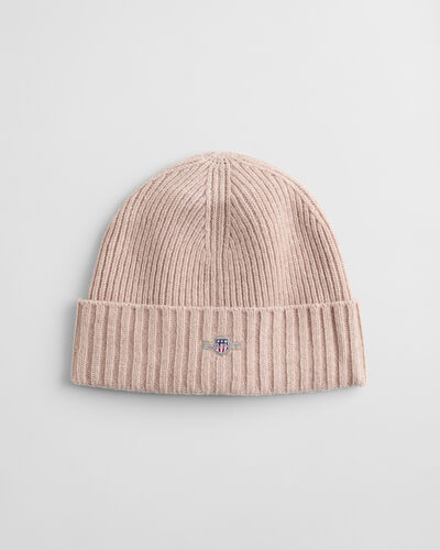 Gant Wool Shield Beanie Sand