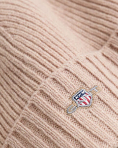 9910023/Wool         ShieldBeanie 277 Sand