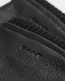 Gant Cashmere Lined Leather Glove Black