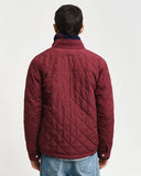 Gant Quilted Jacket Wine Red