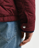 Gant Quilted Jacket Wine Red