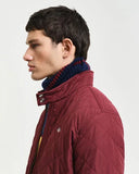 Gant Quilted Jacket Wine Red