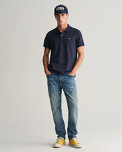 Load image into Gallery viewer, 2201/Shield               Pique Polo 433 Evening Blue

