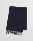 Gant Wool Scarf Evening Blue