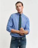 Gant Stripe Poplin Shirt Lapis Blue