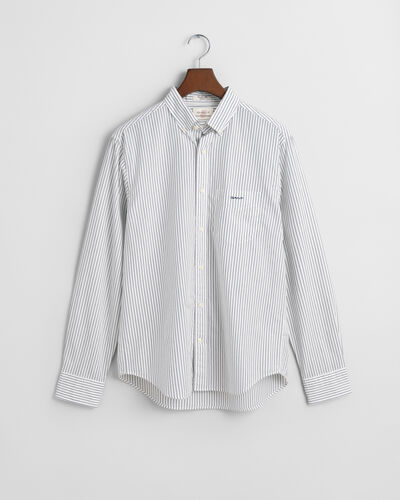 Gant Stripe Poplin Shirt White