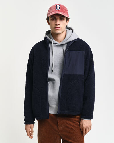 Gant Sherpa Fleece  Evening Blue