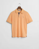 Gant Contrast Collar Polo Peachy Orange