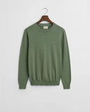 Gant Classic Cotton Crewneck Kalmata Green